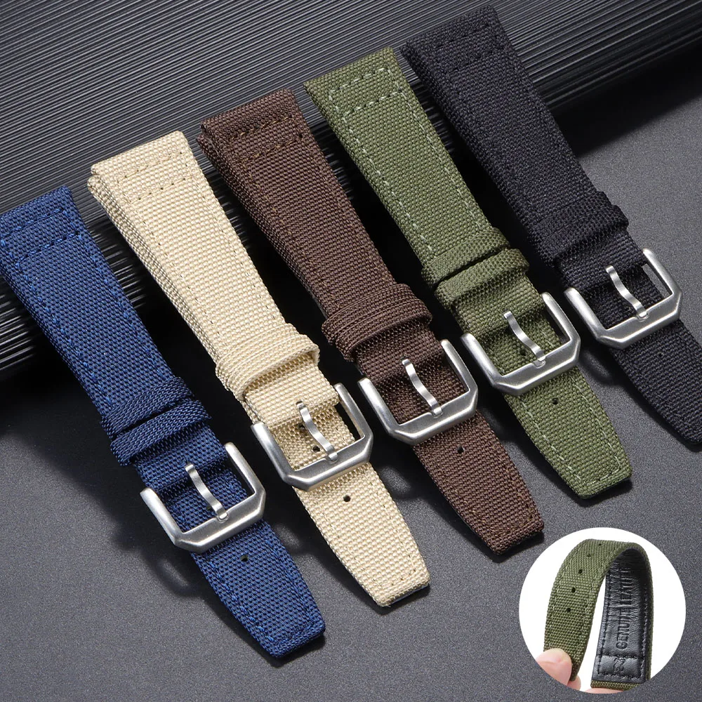 Nylon Nato Strap - Nylon Canvas Watch Strap for IWC