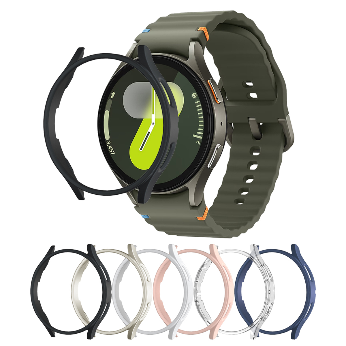 Accessories For Galaxy Watch 5 - PC skeleton Watch Case for Samsung