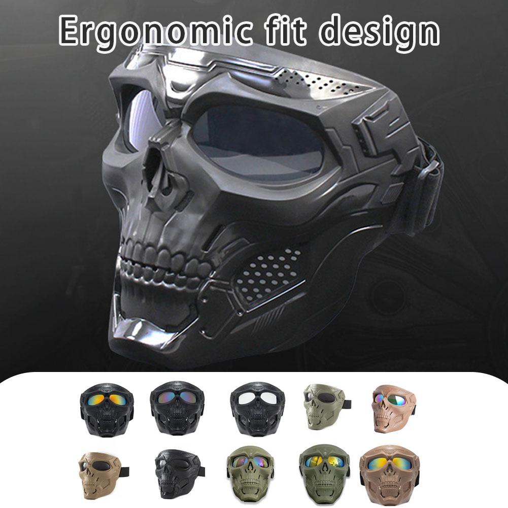 Milanaise Mesh Band - Creative Skull Motorcycle Riding Mask Retro