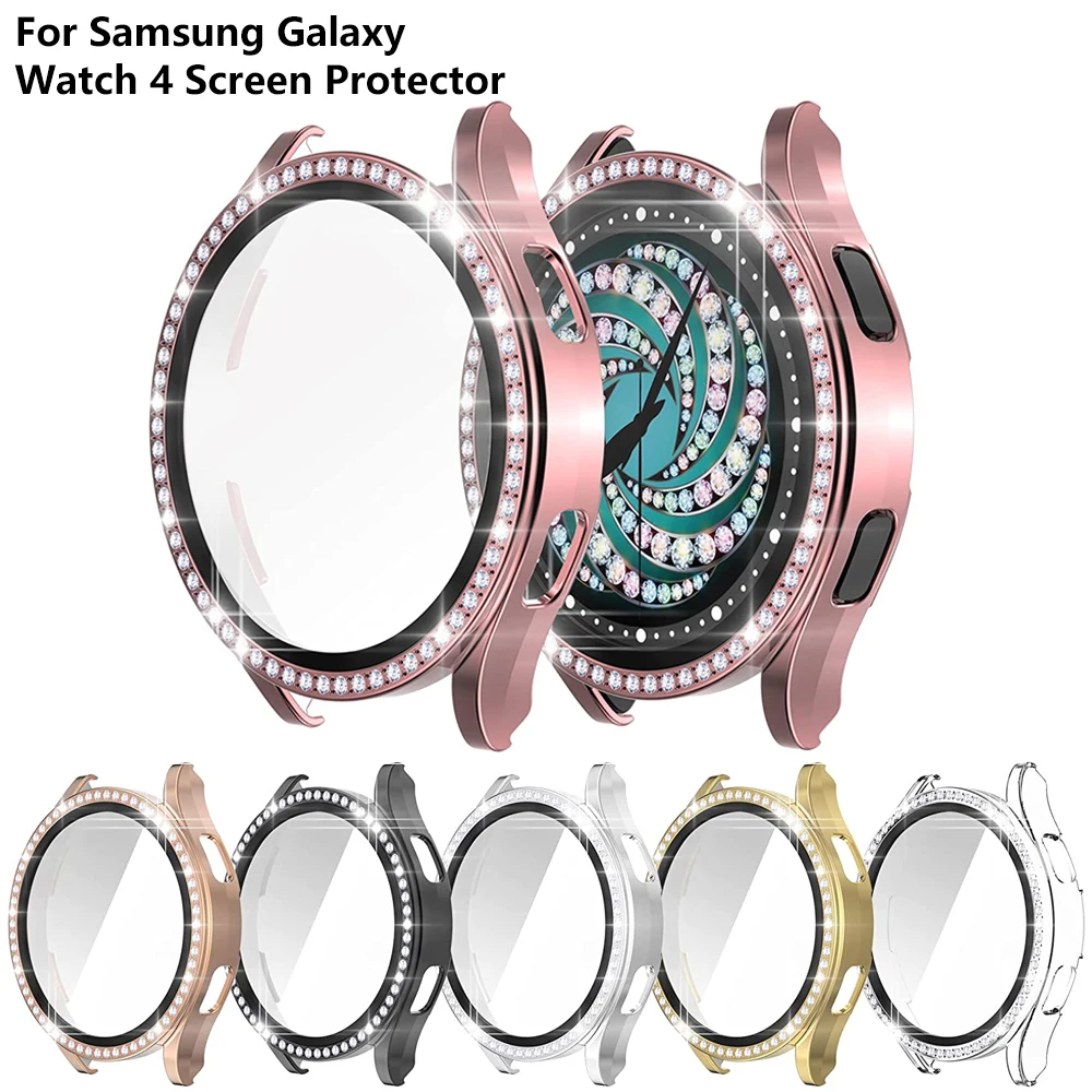 Accessories For Galaxy Watch 5 - Glass+Case for Samsung Galaxy Watch 4