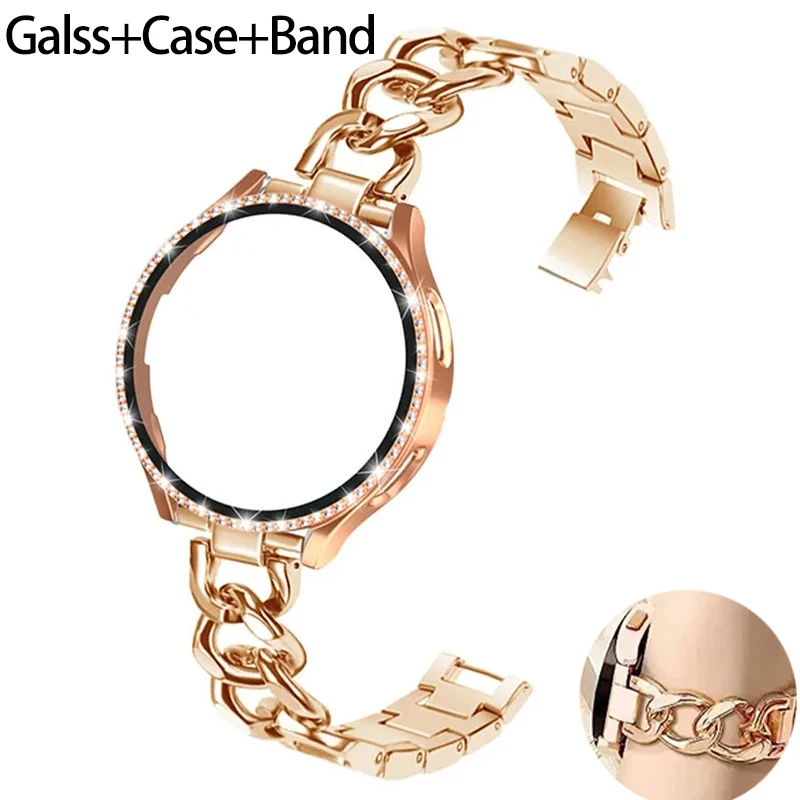 Accessories For Galaxy Watch 5 - Bling Case+Bracelet for Samsung Galaxy Watch