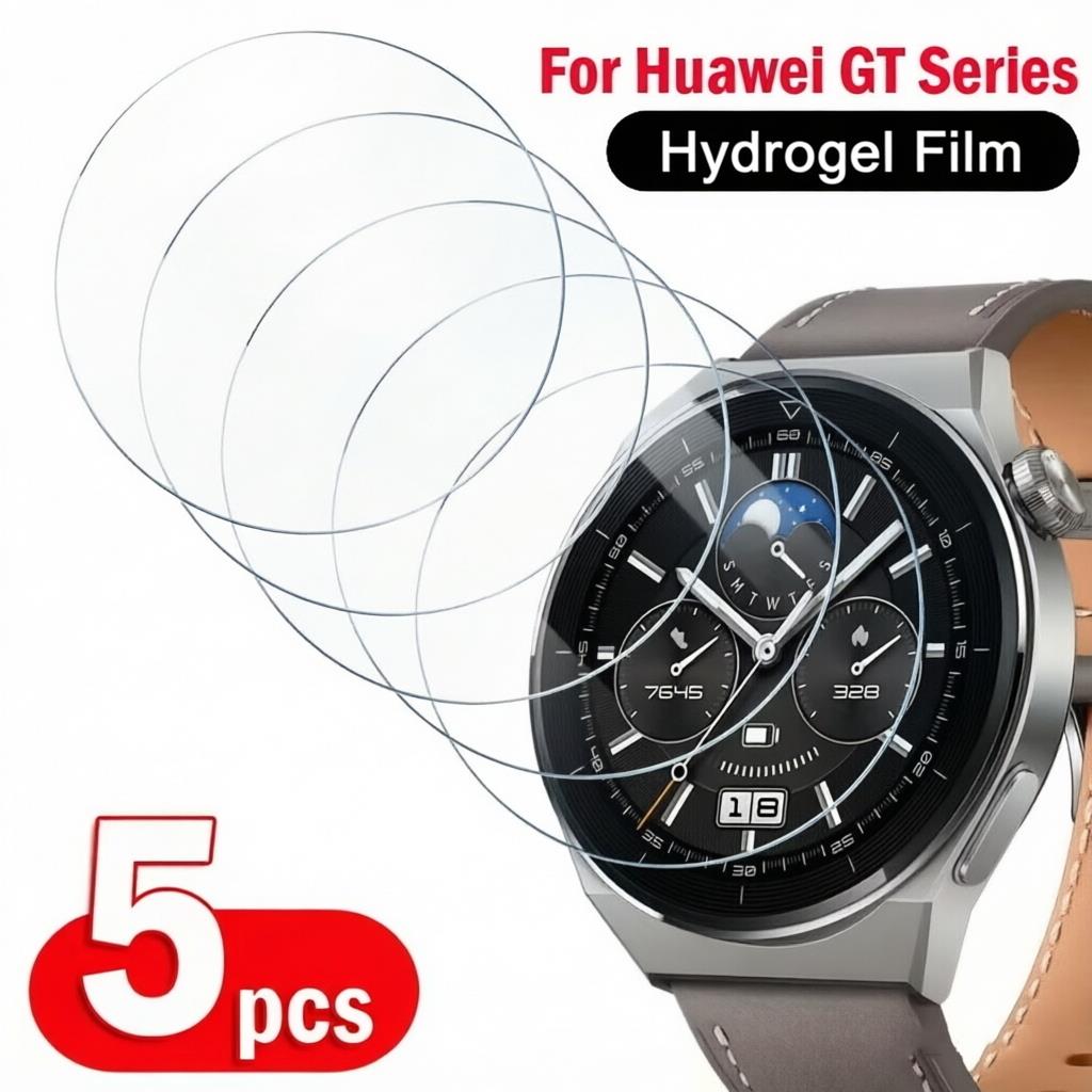 Smart Watch Accessories - 1-5Pcs Hydrogel Film For Huawei Watch