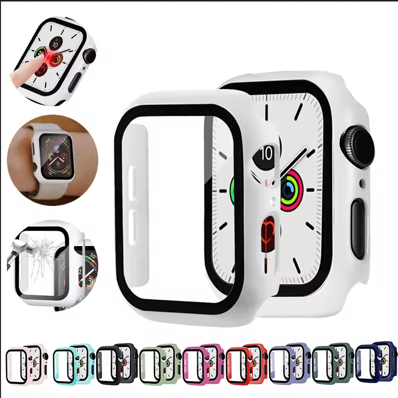 Watch Case Bumper - Tempered Glass+Cover For Apple Watch 11