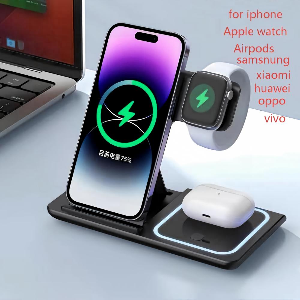 Wireless Charger Watch - Wireless Charger Holder Stand 3 in