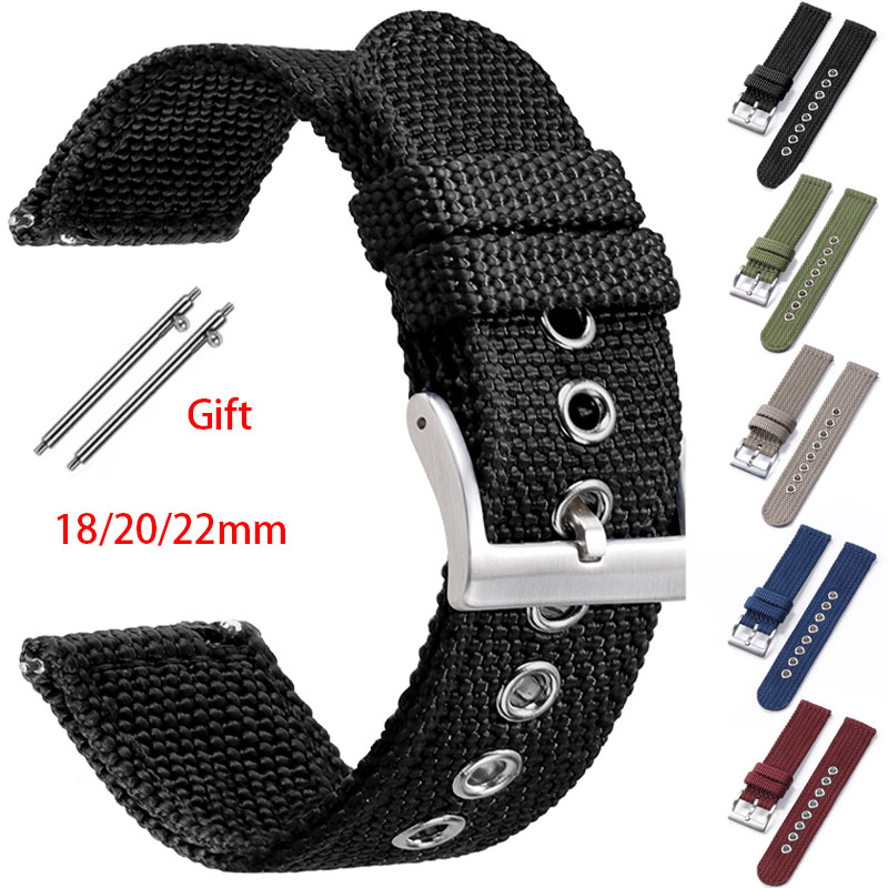 Nylon Nato Strap - Nylon Strap 18mm 20mm 22mm Band