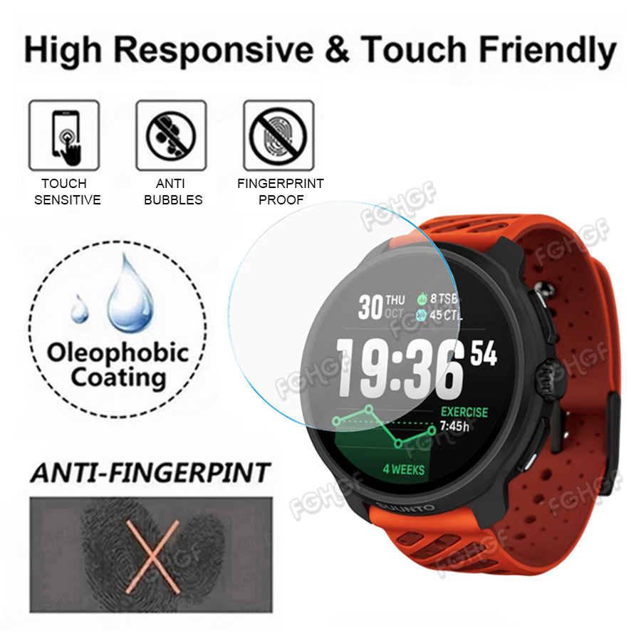 Smart Watch Accessories - Tempered Glass Protective Film Guard For