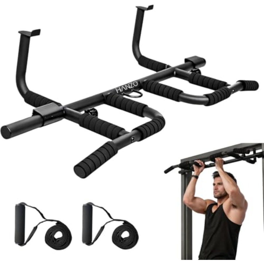Rugged Sport Strap - Doorway Pull Up Bar Set with