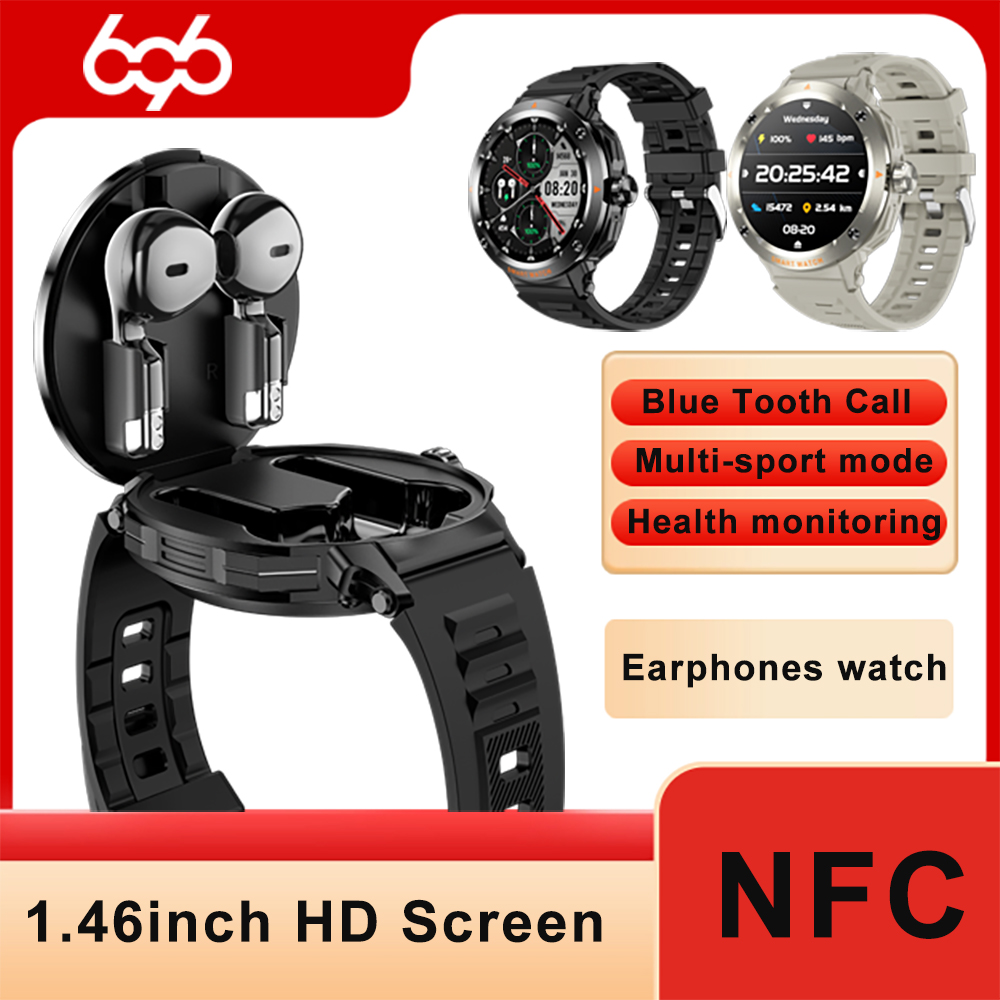 Smartwatch Headset - Clock 2 In 1 Headset Smart