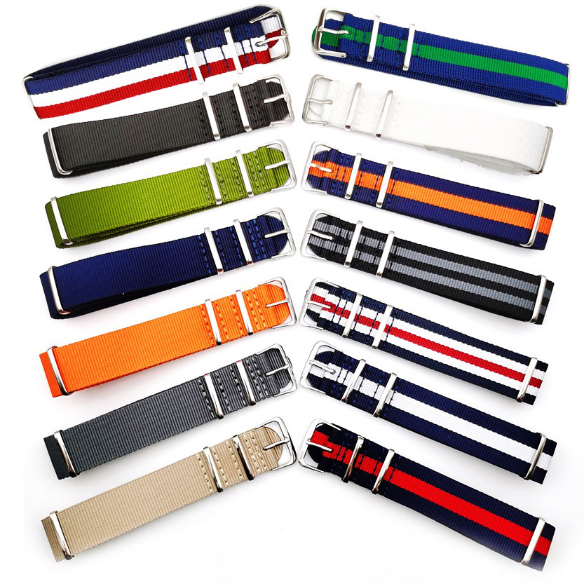 Nylon Nato Strap - Canvas Band For Nylon Watch Strap
