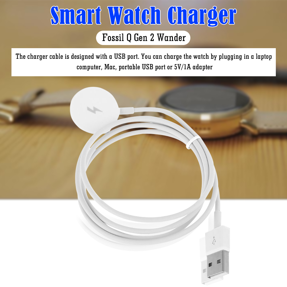 Fossil Smartwatch Accessories - Watch Charger Cable USB Charging Dock