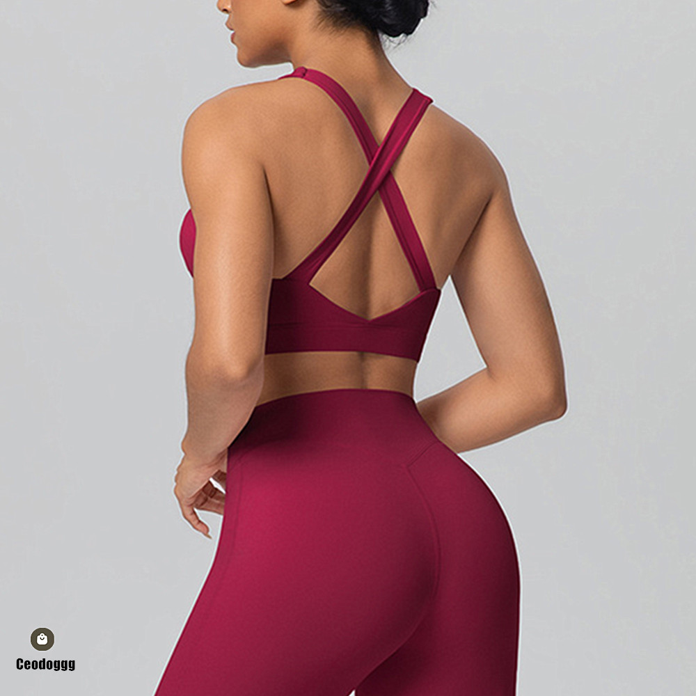 Rugged Sport Strap - Pad Cross Shoulder Strap Yoga Bra