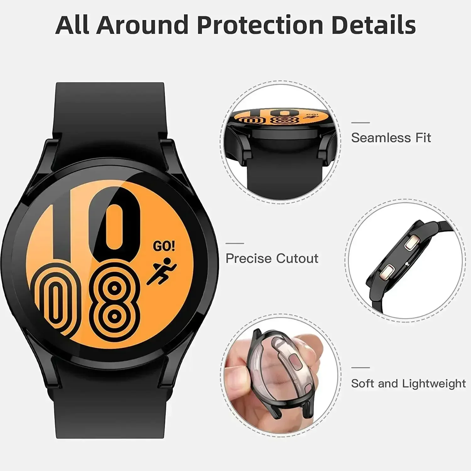 Case for Samsung Galaxy Watch  - Accessories For Galaxy Watch 5 review and price