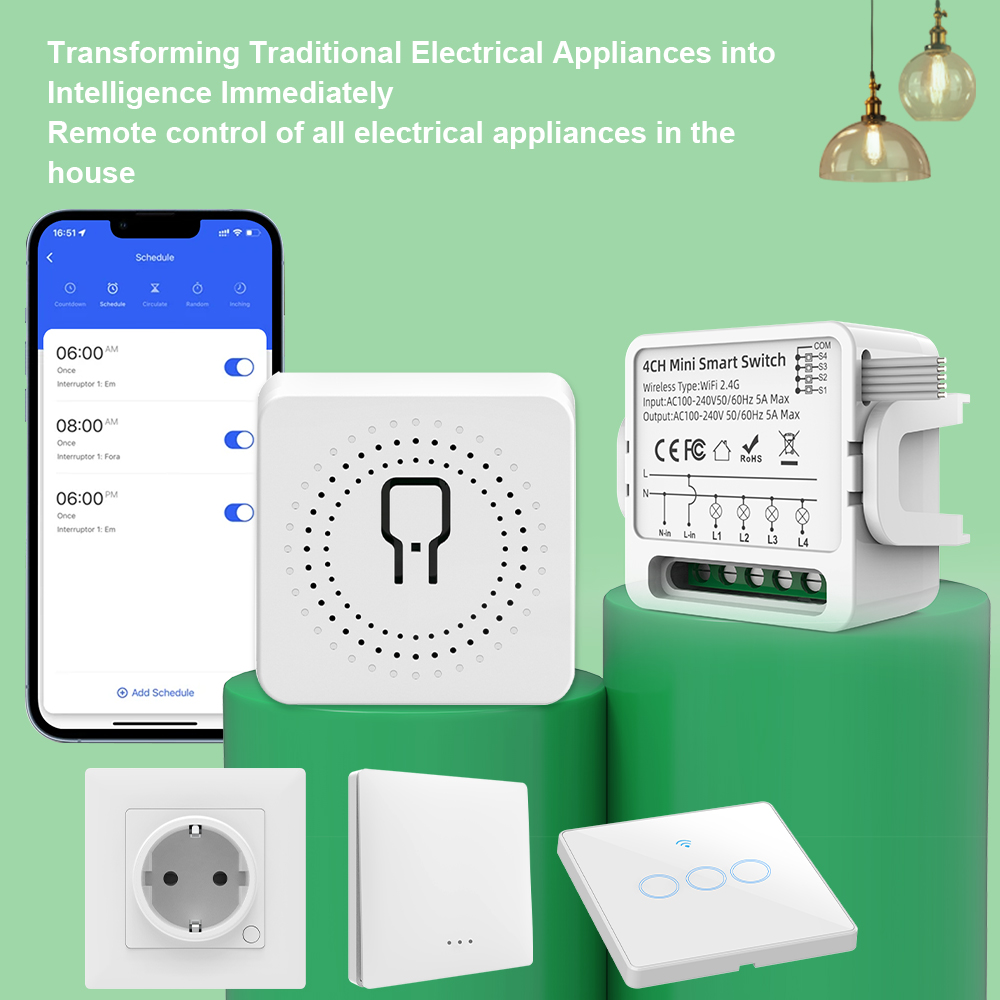 Tuya WiFi Smart Switch 1/2/3/4 - Smart Accessories review and price
