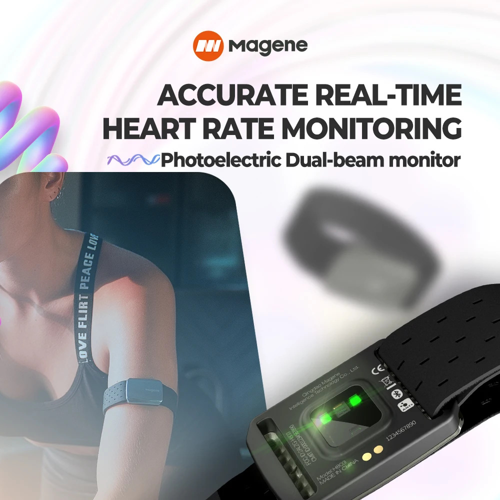 Magene H803 Heart Rate Armband - Rugged Sport Strap review and price