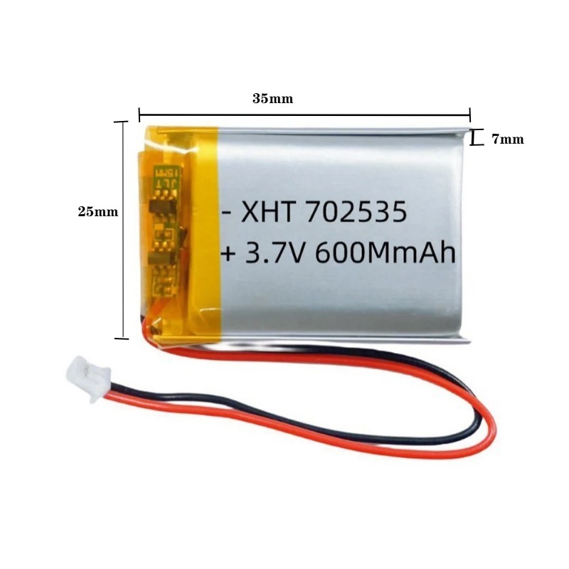 702535 3.7V 600mAh Li Polymer  - Smartwatch Headset review and price