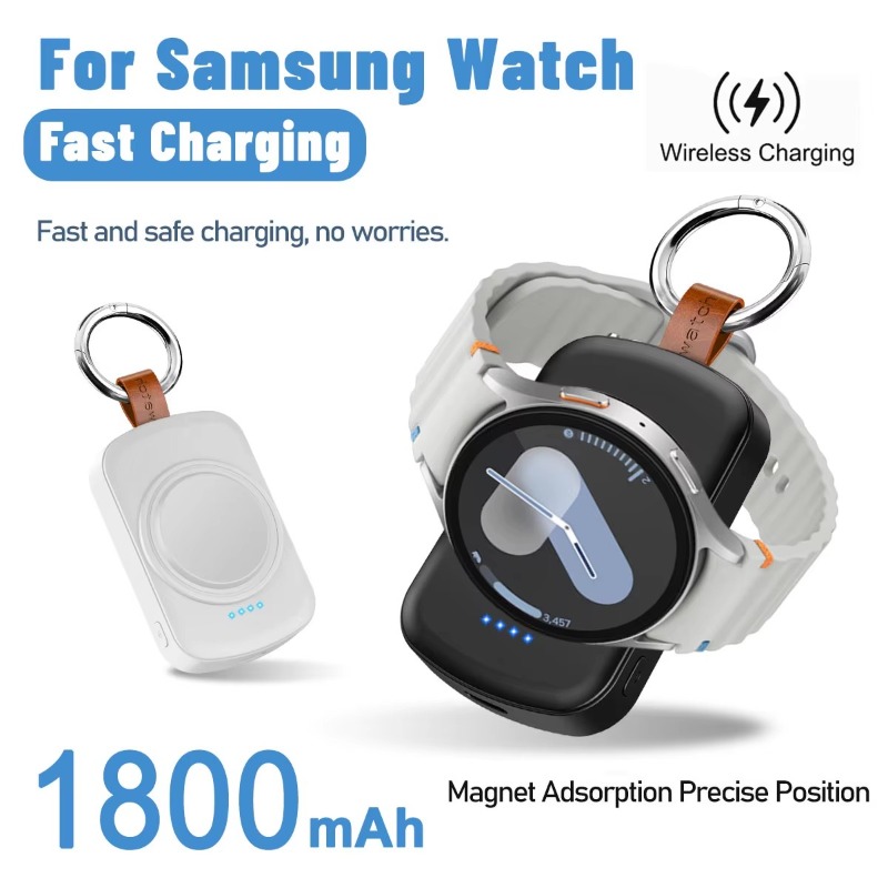 Portable 1800mAh Magnetic Wire - Wireless Charger Watch review and price