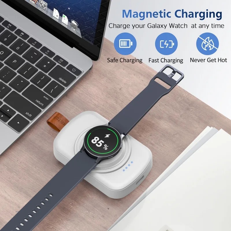 Portable 1800mAh Magnetic Wire - Wireless Charger Watch review and price