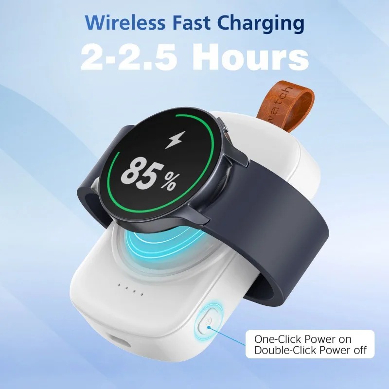 Portable 1800mAh Magnetic Wire - Wireless Charger Watch review and price