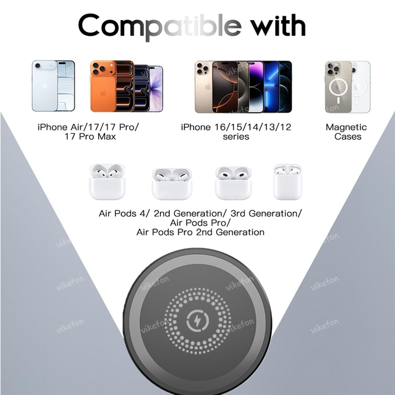 Magnetic 3 in 1 Wireless Charg - Wireless Charger Watch review and price