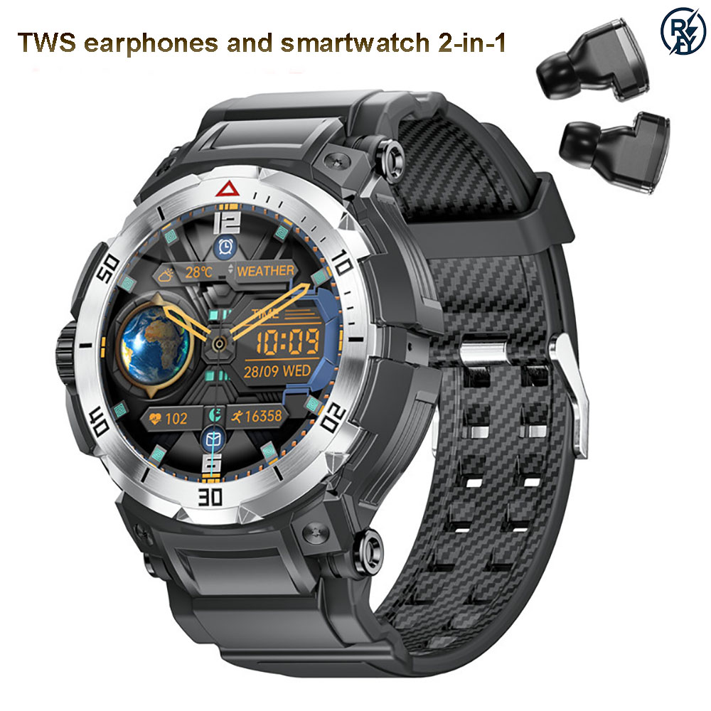 2-in-1 Smart Watch with TWS Bl - Smartwatch Headset review and price