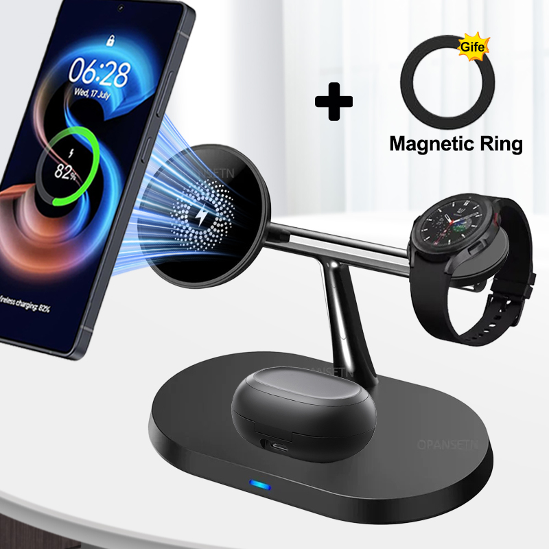 3-IN-1 Magnetic Wireless Charg - Wireless Charger Watch review and price