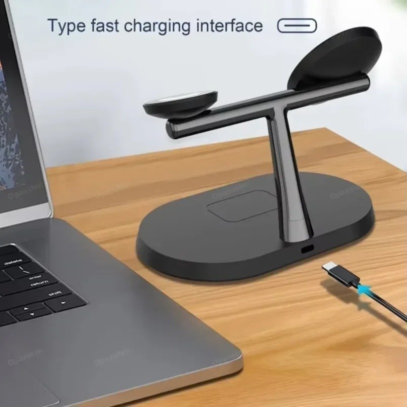 3-IN-1 Magnetic Wireless Charg - Wireless Charger Watch review and price