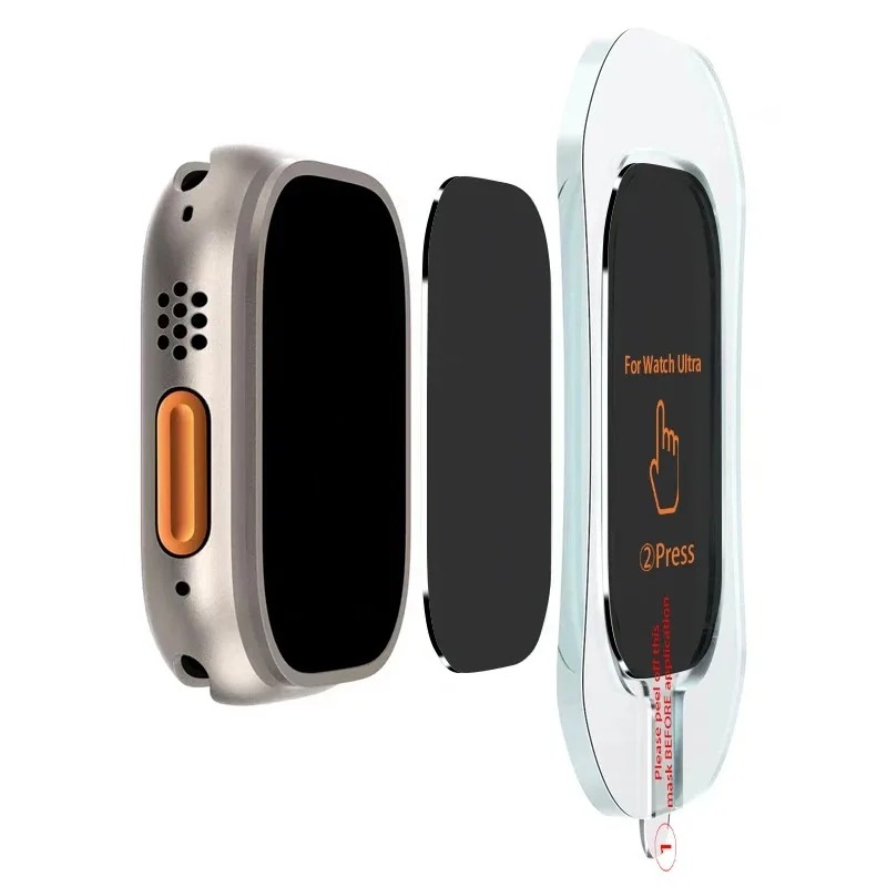 Tempered Glass for Apple Watch - Watch Case Bumper review and price