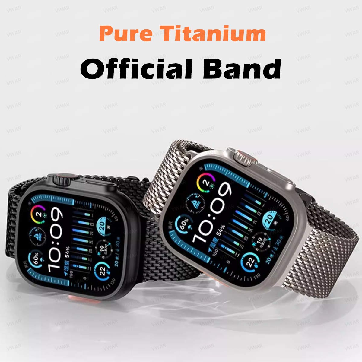 VWAR Titanium Milanese loop fo - Milanaise Mesh Band review and price