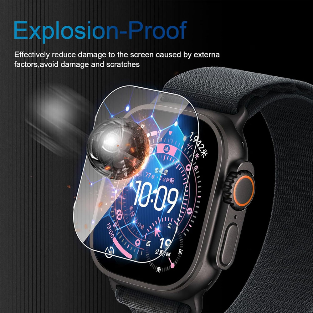 Tempered Glass For Apple Watch - Watch Case Bumper review and price