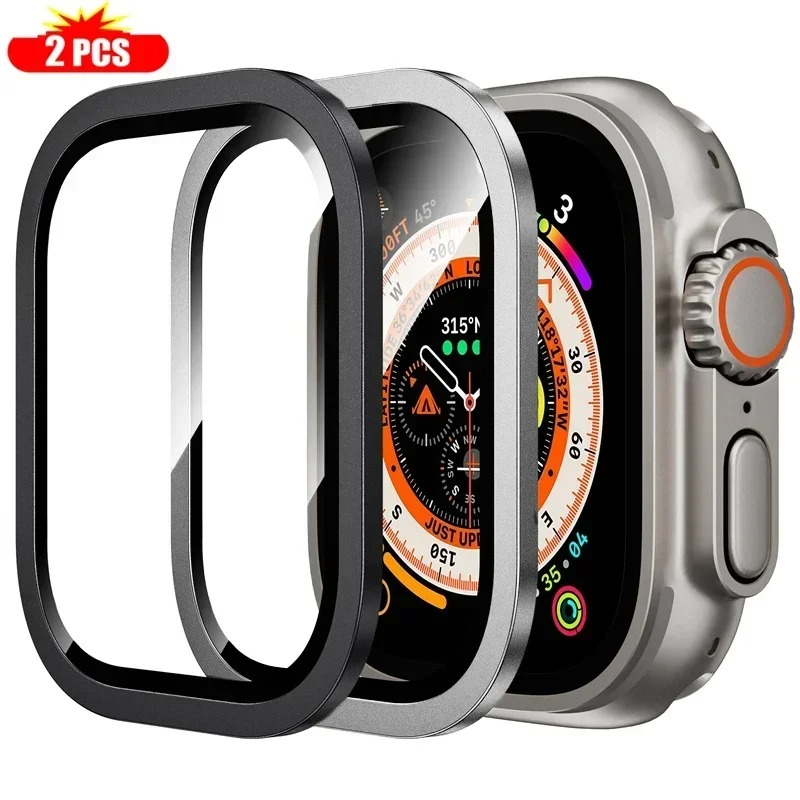 2PCS Tempered Glass for Apple  - Smart Watch Accessories review and price