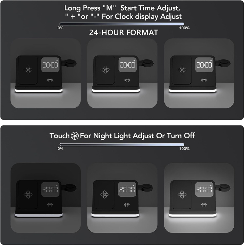 Wireless Charger Stand For iPh - Wireless Charger Watch review and price