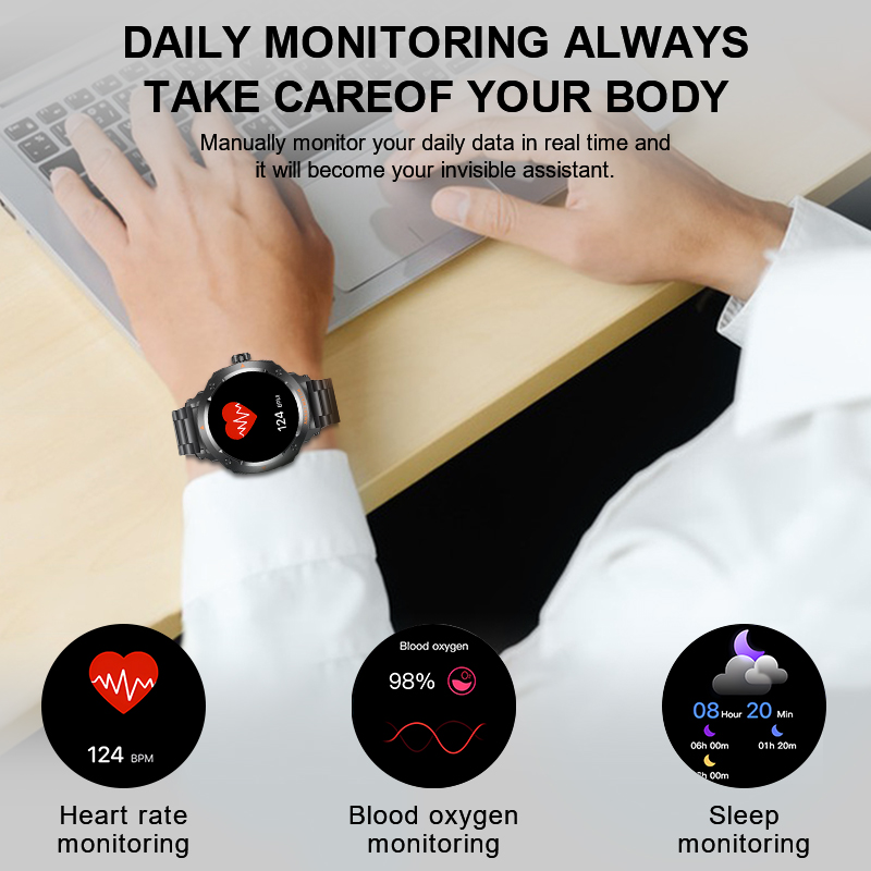 New Men's 2 In 1 Headset Smart - Smartwatch Headset review and price
