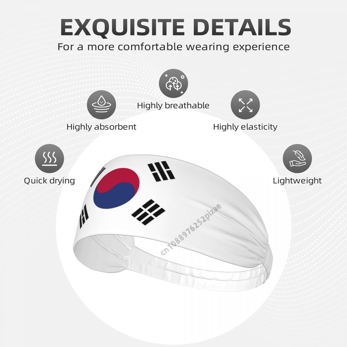 South Korea Flag Men Women Ban - Milanaise Mesh Band review and price