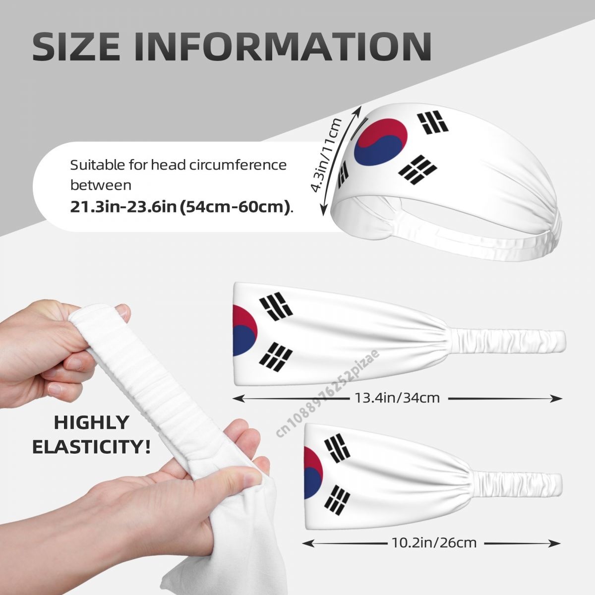South Korea Flag Men Women Ban - Milanaise Mesh Band review and price