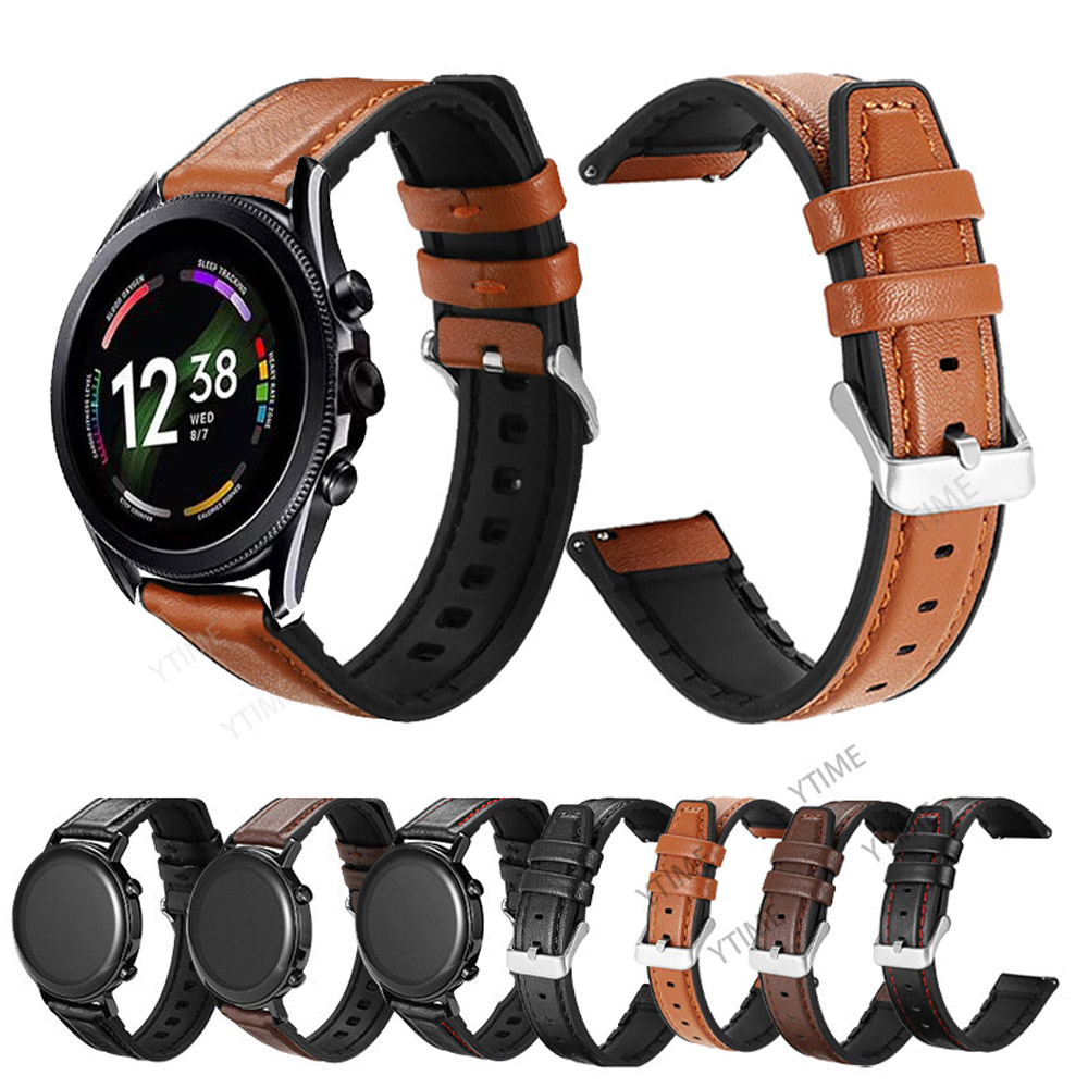 22mm Silicone Leather Band For - Fossil Smartwatch Accessories review and price