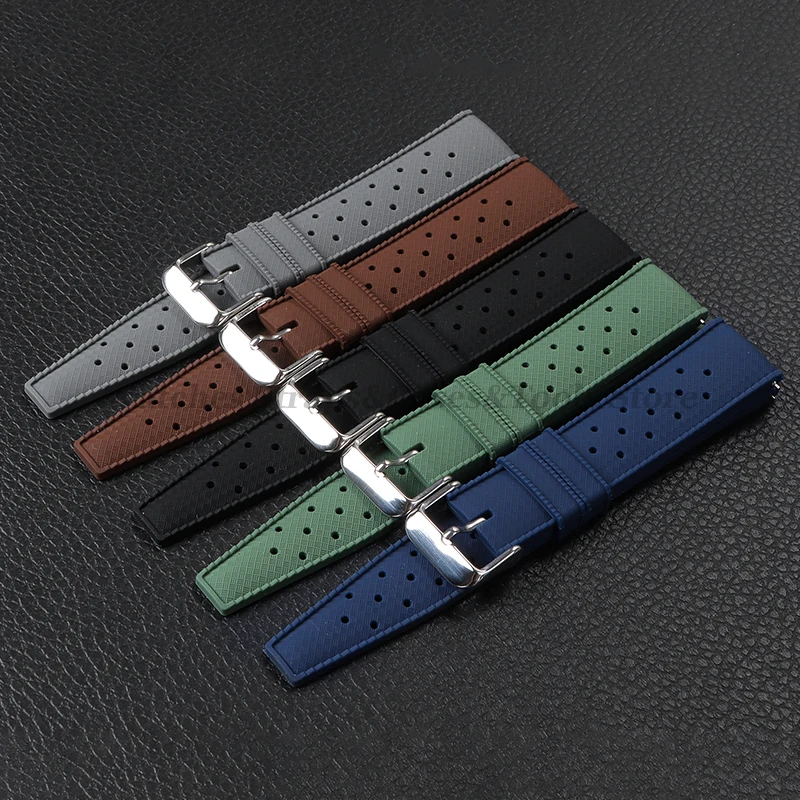 Tropic Silicone Watch Strap 18 - Fossil Smartwatch Accessories review and price