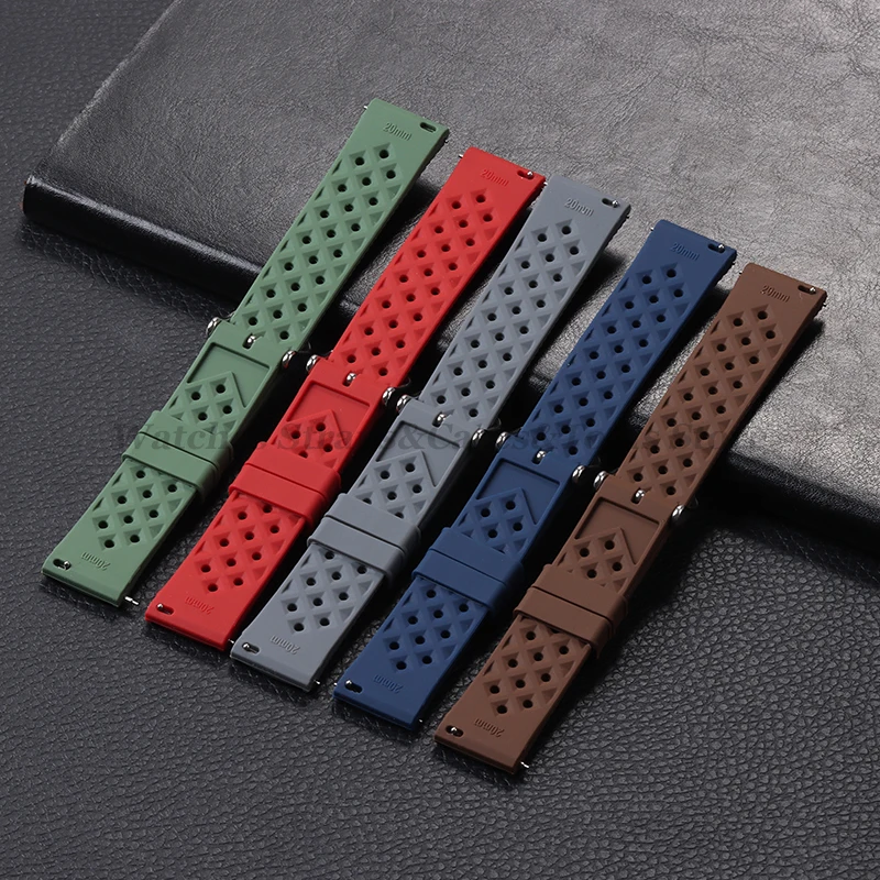 Tropic Silicone Watch Strap 18 - Fossil Smartwatch Accessories review and price