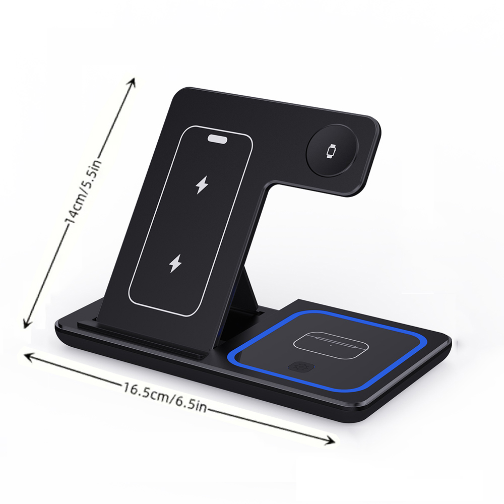 15W 3 in 1 Wireless Charger St - Wireless Charger Watch review and price