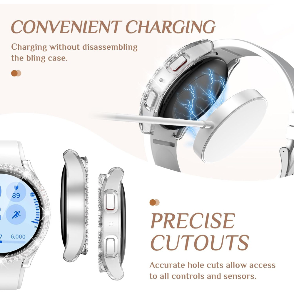 Bling Case for Samsung Galaxy  - Accessories For Galaxy Watch 5 review and price