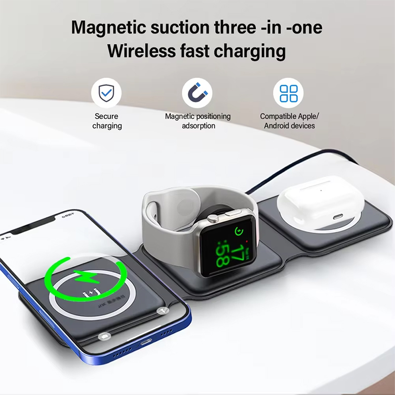 Universal Qi2 Magnetic Foldabl - Wireless Charger Watch review and price