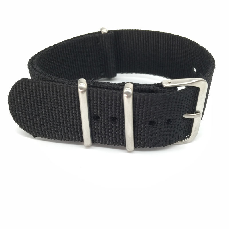 Black Nylon Strap for 16mm 18m - Nylon Nato Strap review and price