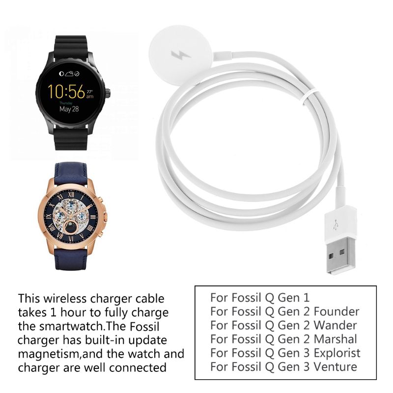 USB Watch Charger Adapter Smar - Fossil Smartwatch Accessories review and price