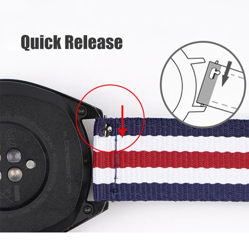 20mm 22mm Woven Nylon Strap fo - Nylon Nato Strap review and price