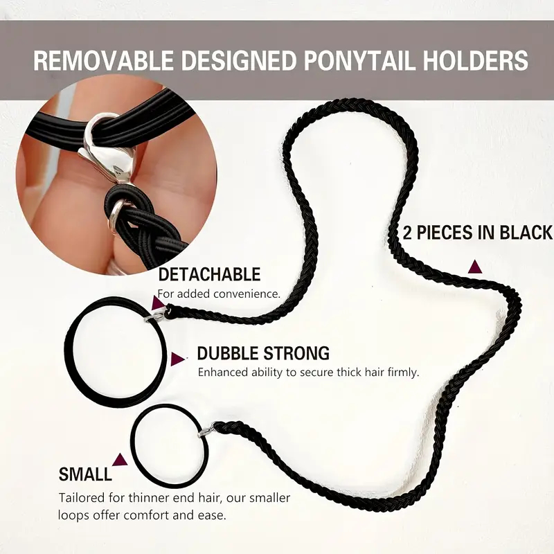 Long Elastic Ponytail Holder M - Milanaise Mesh Band review and price