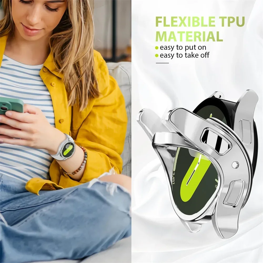 1-4pcs Case for Samsung Galaxy - Accessories For Galaxy Watch 5 review and price