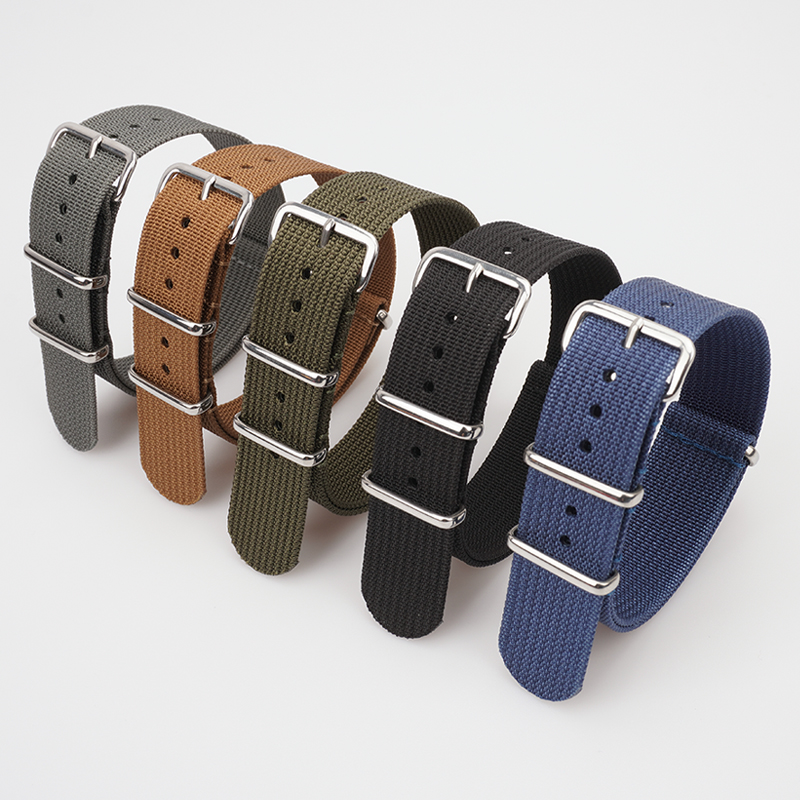 Ribbed Nylon Strap For Seiko M - Nylon Nato Strap review and price