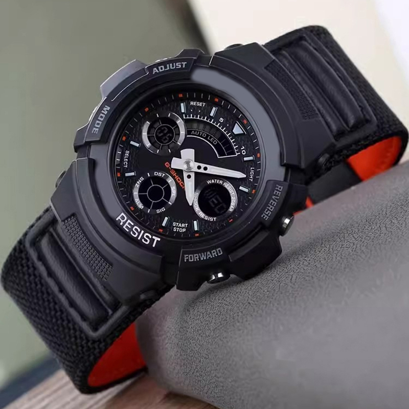 For Casio AW-591 AW-590 AWG-M1 - Nylon Nato Strap review and price