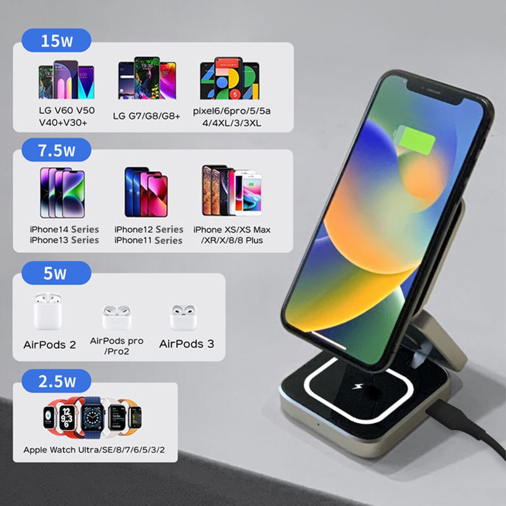 Foldable Magnetic Wireless Cha - Wireless Charger Watch review and price