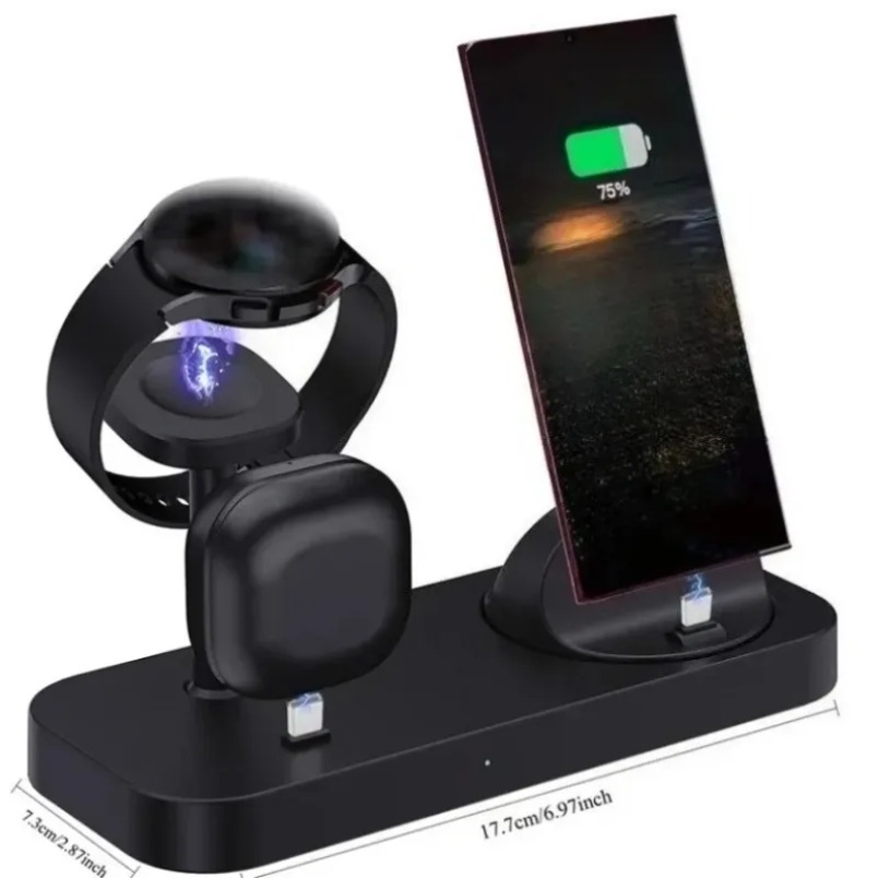 3 in 1 Wireless Charger Dual C - Wireless Charger Watch review and price
